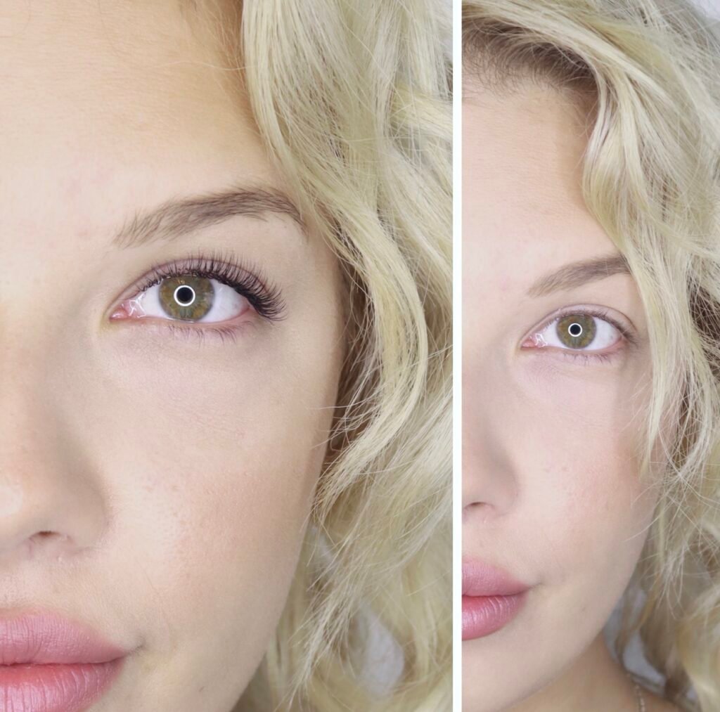 Classic lashes result, example 3
